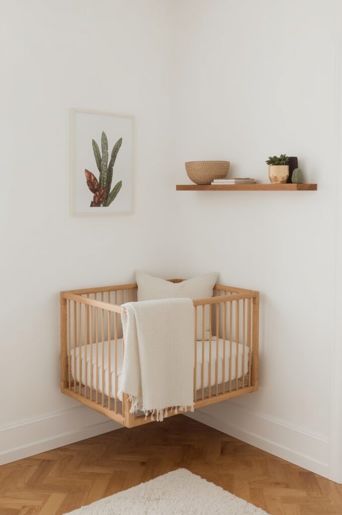 Corner Floating Crib Design