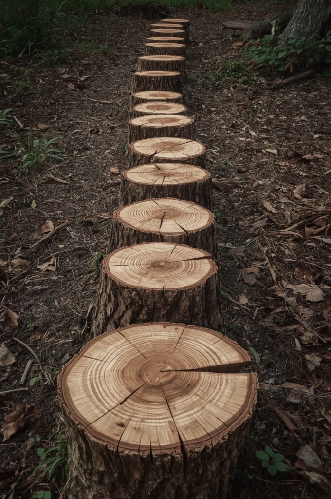 Tree Stump Balance & Jump Path
