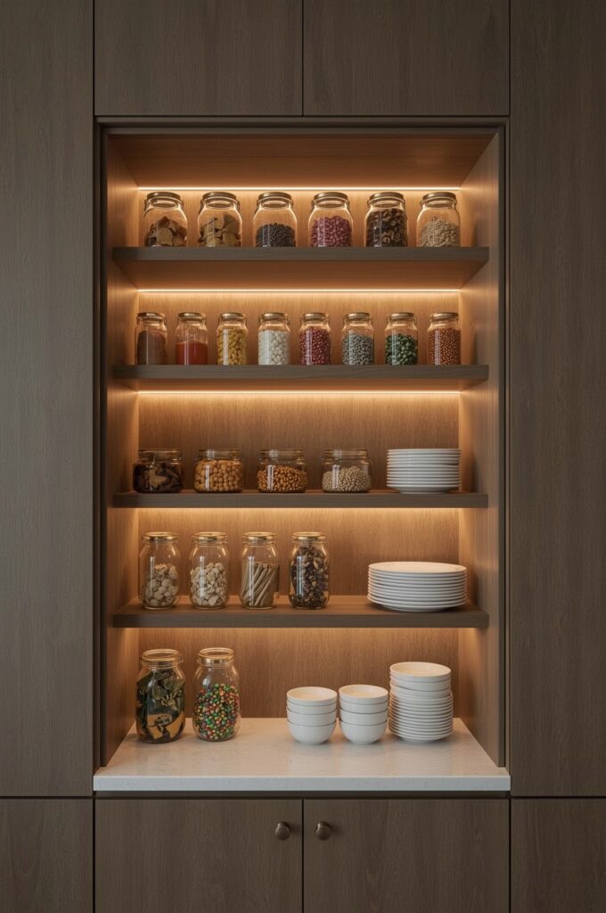 Compact Wall-Mounted Snack Bar