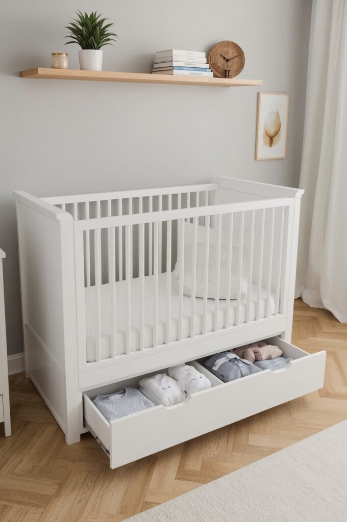 Convertible Crib with Storage Drawers