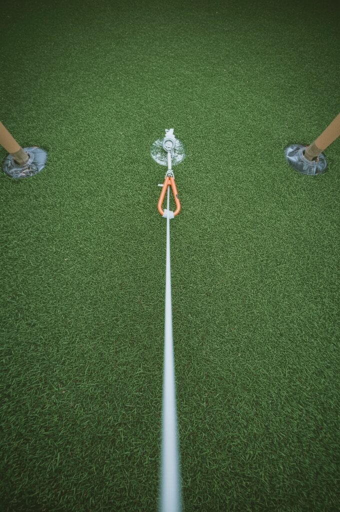 Compact Zip Line Setup