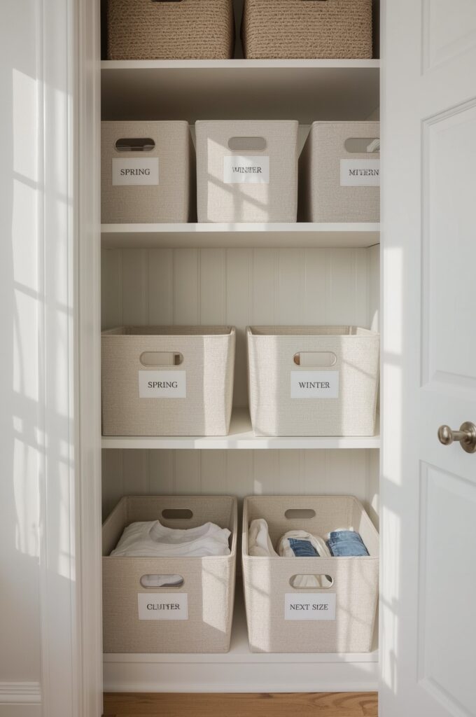 Rotate Baby Clothes Seasonally to Reduce Clutter