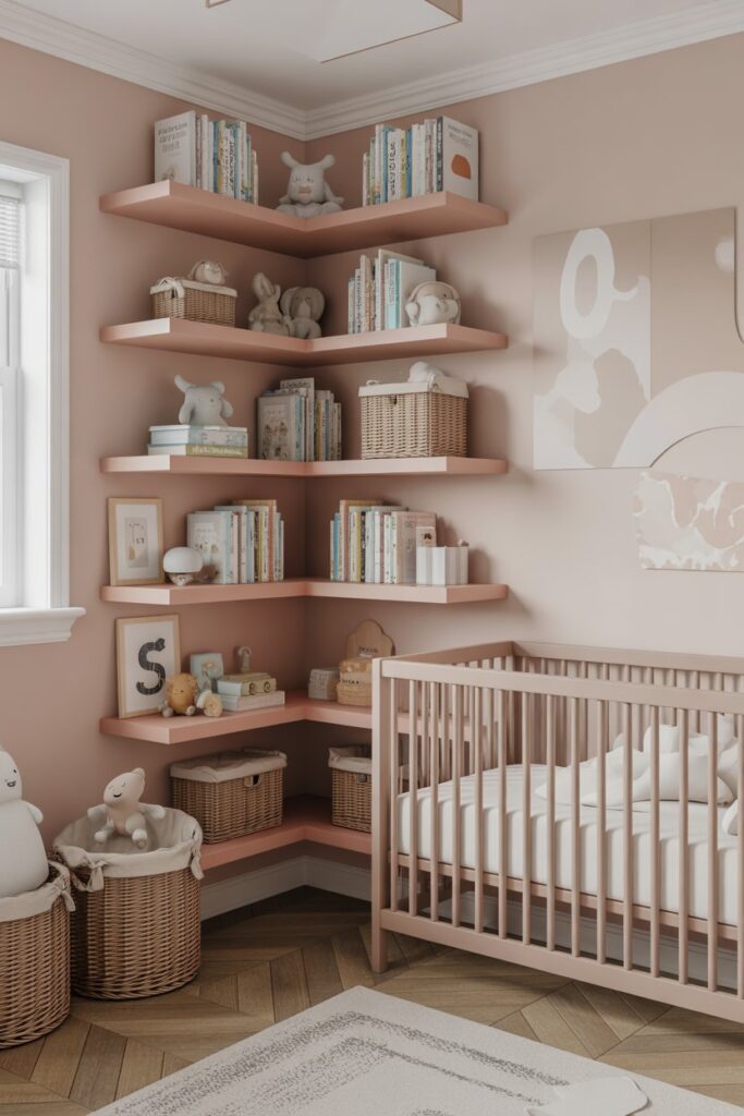 Maximize Dead Corners with Corner Shelves