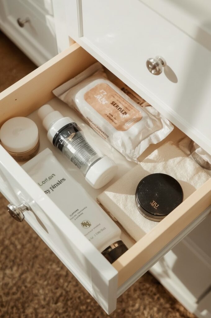 Keep Daily Essentials in Reach-In Drawers