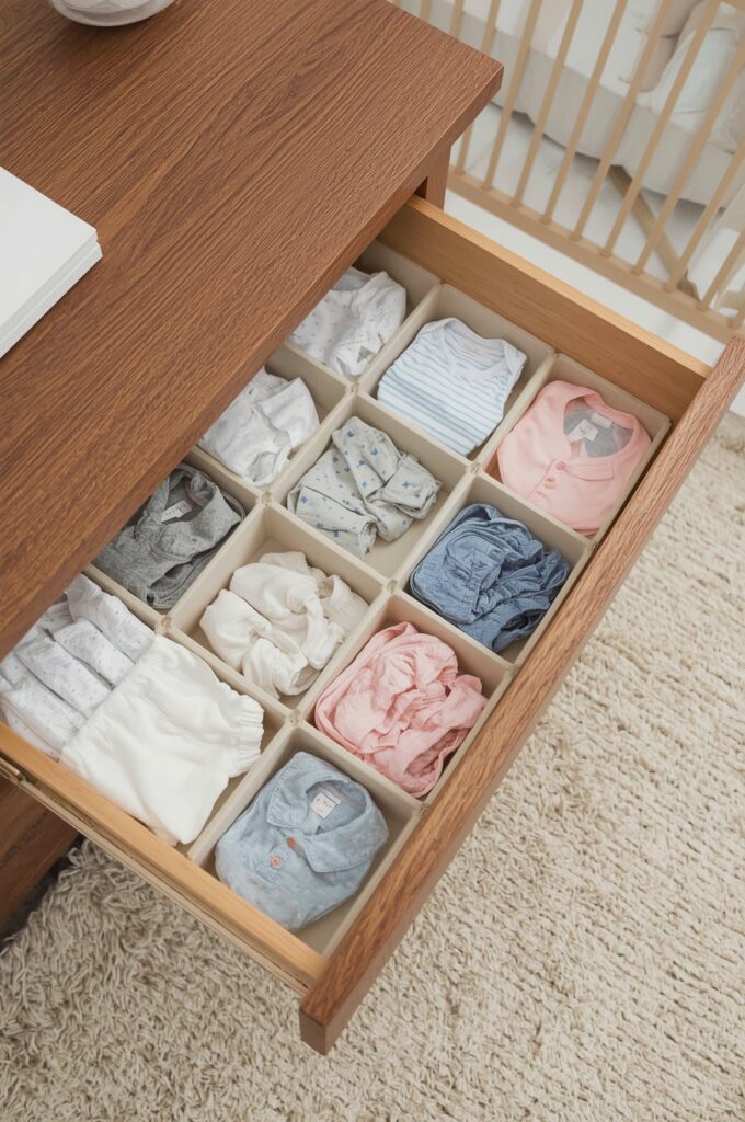 Drawer Dividers for Baby Clothes
