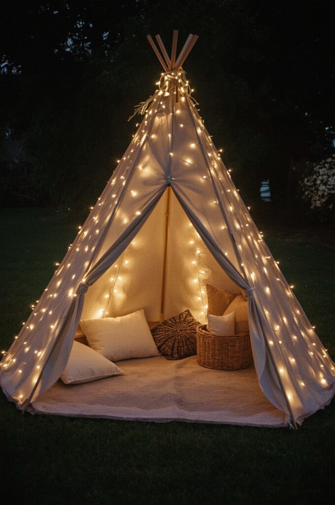 Backyard Teepee or Play Tent