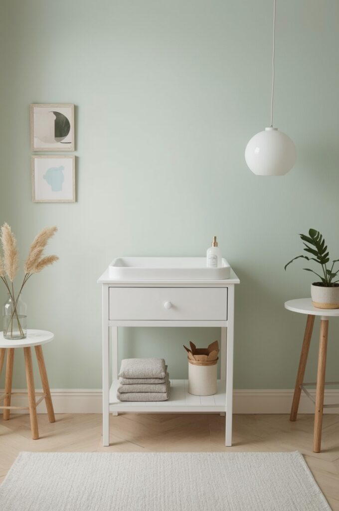 Changing Table Combined with Baby Bath Station