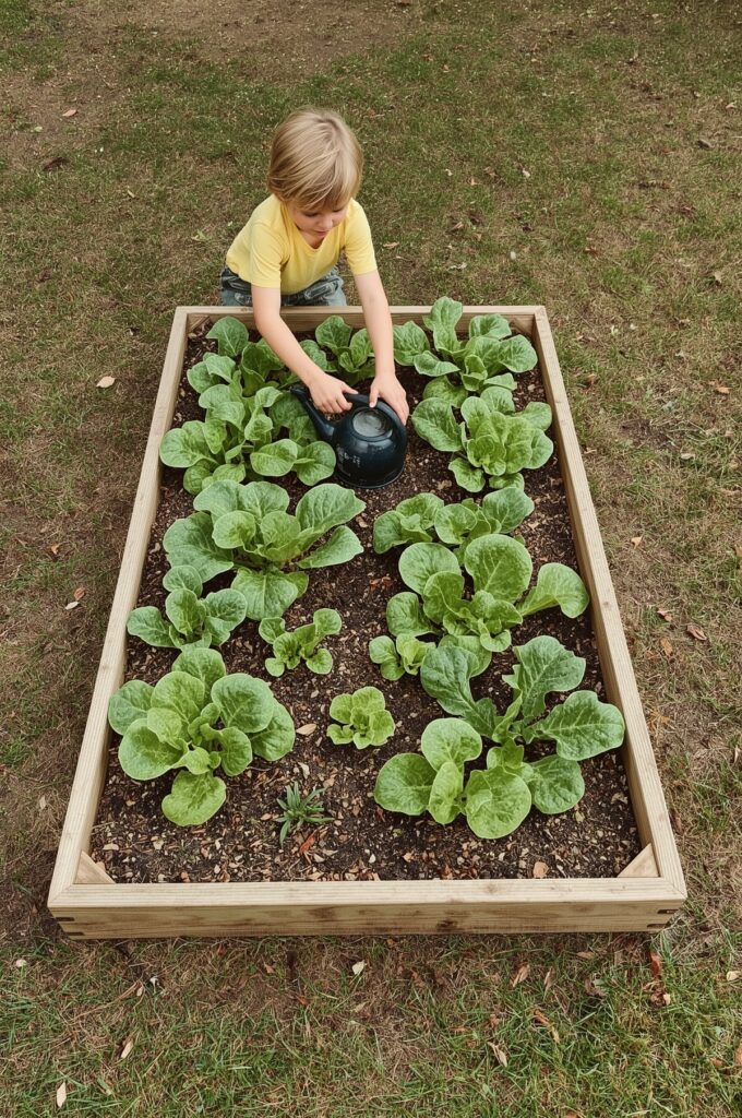 Kid-Friendly Raised Veggie Patch