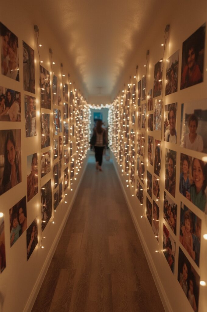 Hallway Gallery of Birthday Photos