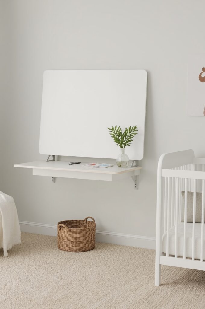 Install a Fold-Down Desk for Later Use