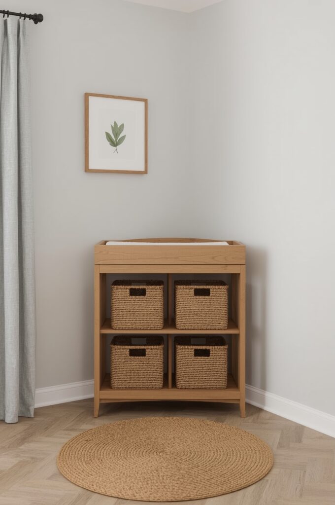 Corner Changing Table Design