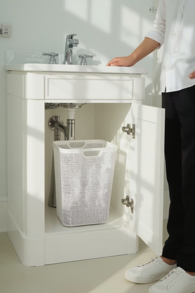 Under-Sink Hidden Hamper