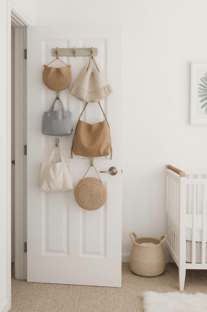 Closet Door Back Storage Hooks