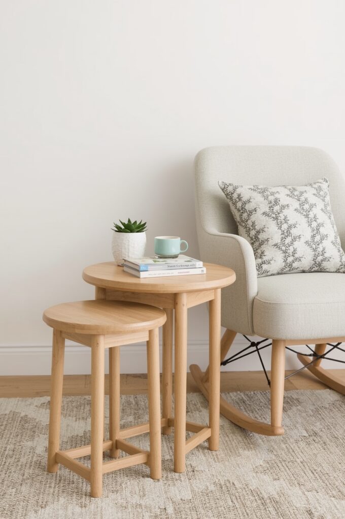 Save Space with Nesting Side Tables