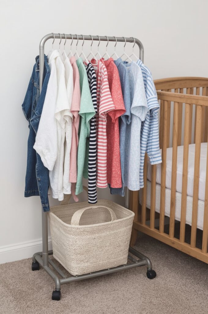 Portable Baby Closet Rack