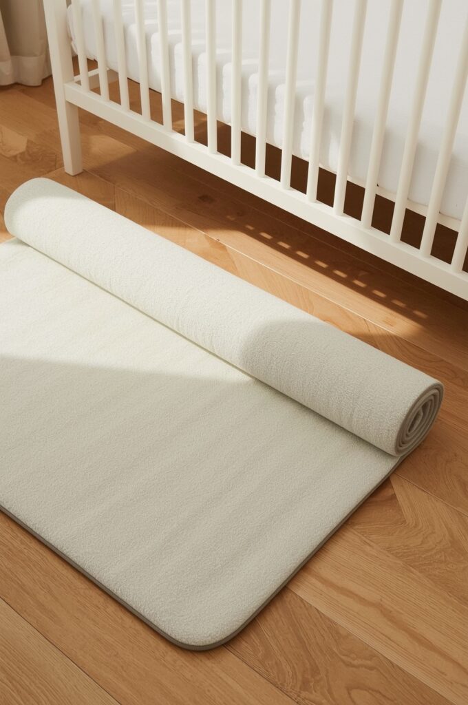 Compact Play Mat That Rolls Away