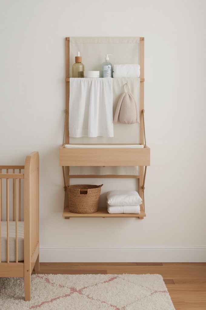 Wall-Mounted Changing Station