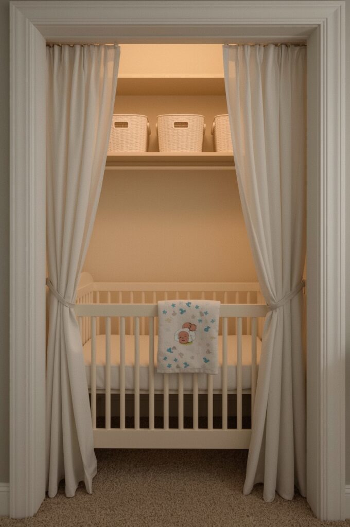 Nursery Closet Conversion Nook