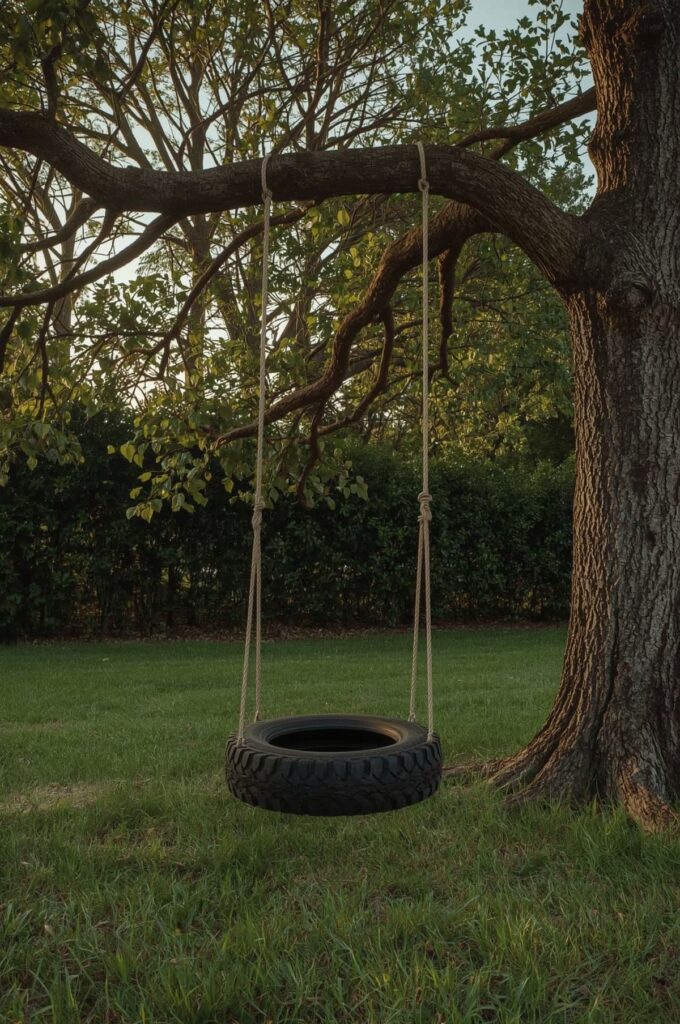 Classic Tire Swing in Tight Spaces