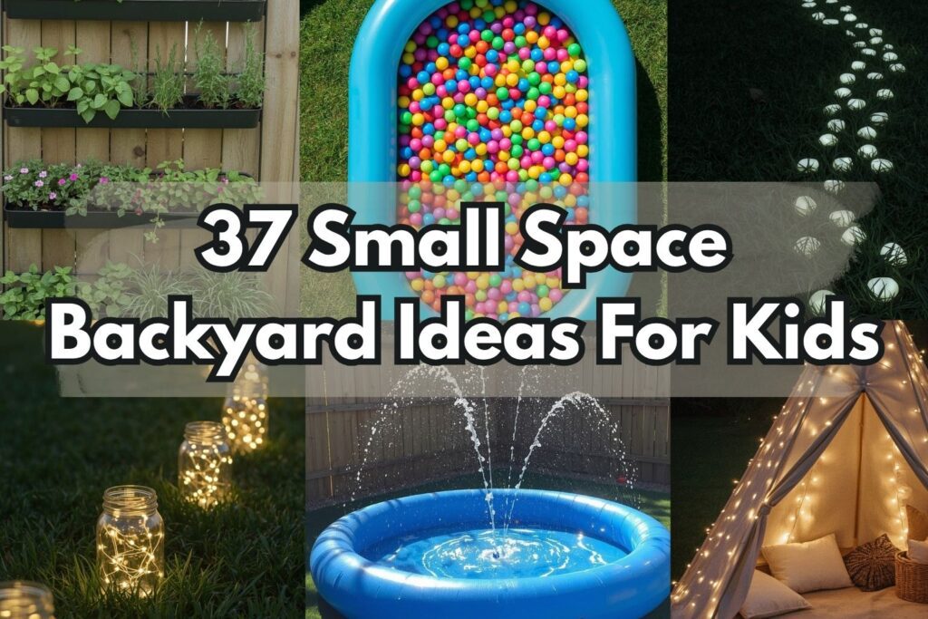 Small Space Backyard Ideas For Kids