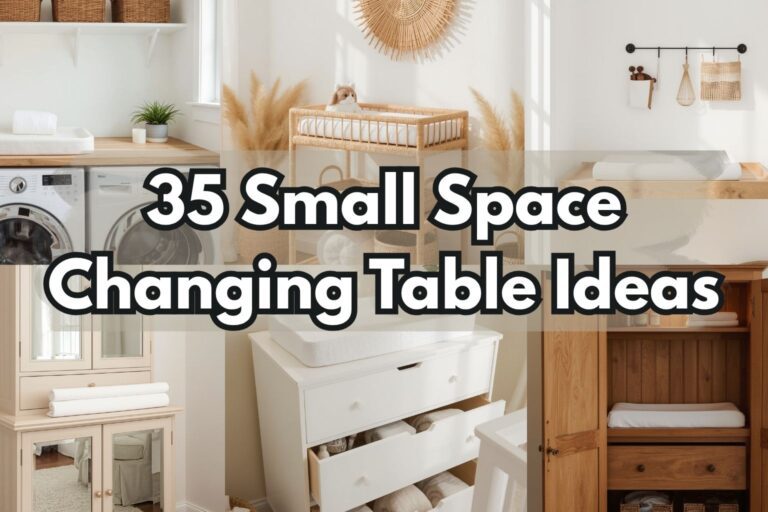 35 Genius Small Space Changing Table Ideas for Modern Nurseries