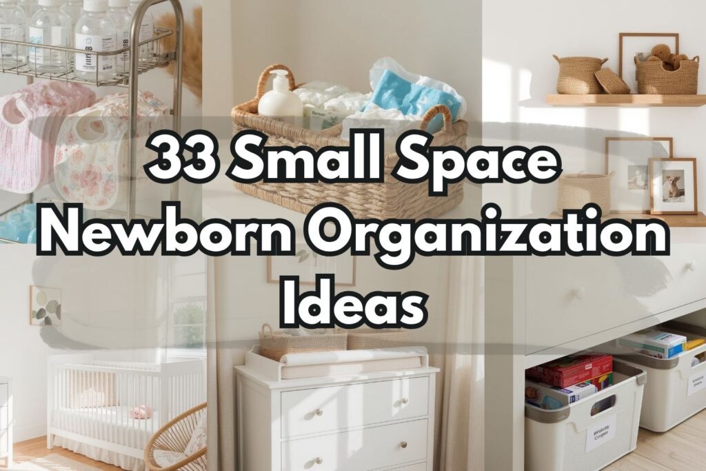 Small Space Newborn Organization Ideas