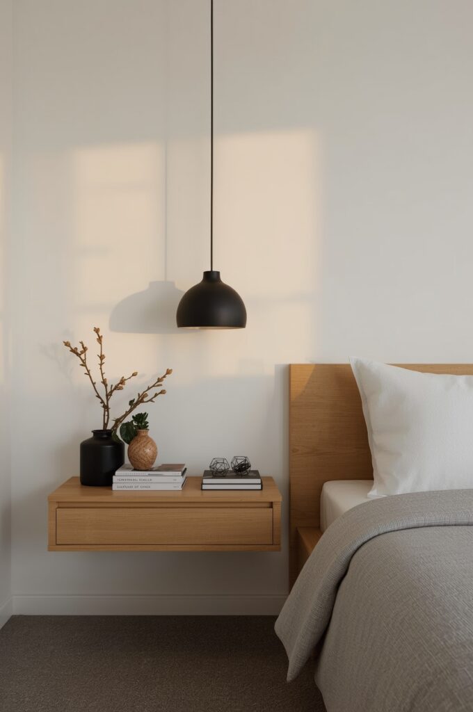 Wall-Mounted Floating Nightstands
