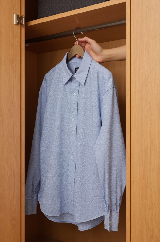 Install Pull-Out Valet Rods for Outfit Planning