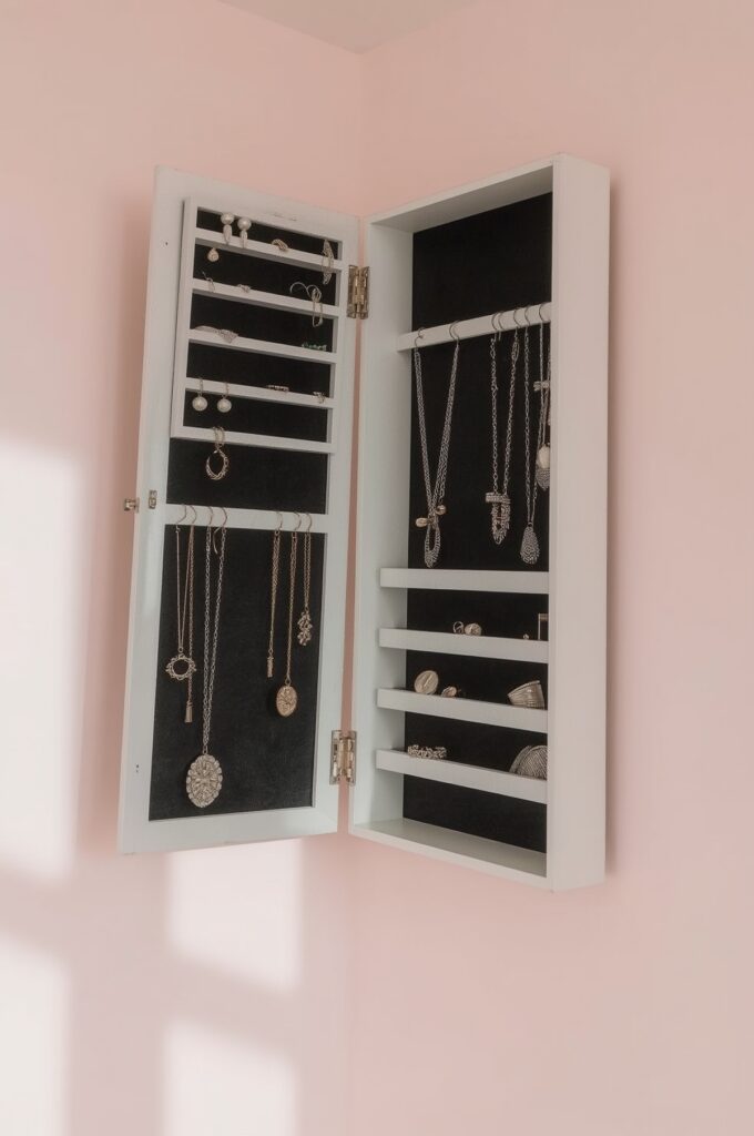 Wall-Mounted Jewelry Cabinets