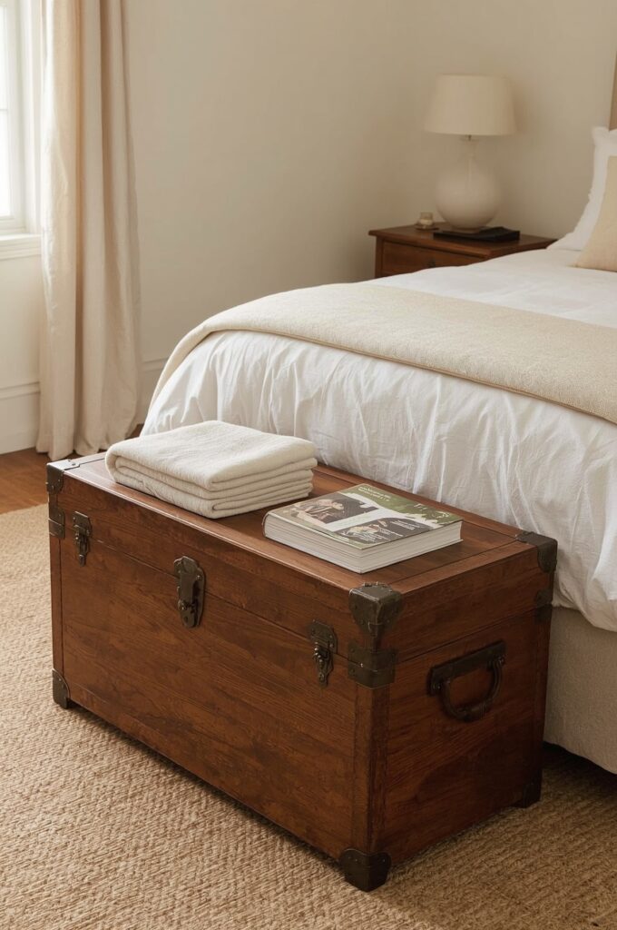 Storage Trunks at the Foot of the Bed