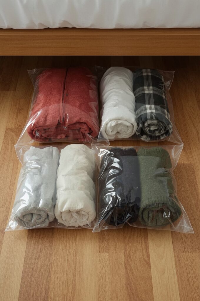 Store Off-Season Clothes in Vacuum-Seal Bags