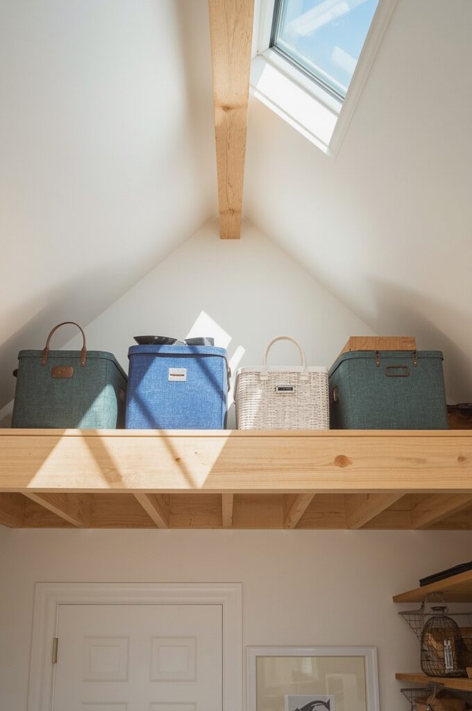 Overhead Loft Storage for Seasonal Items