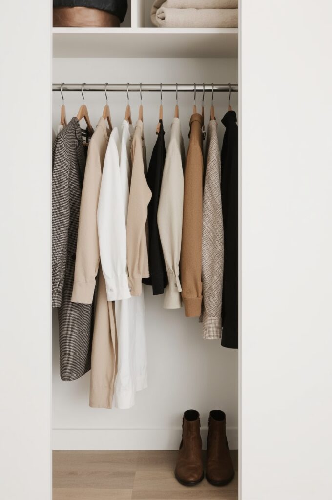 Create a Capsule Wardrobe to Reduce Clutter