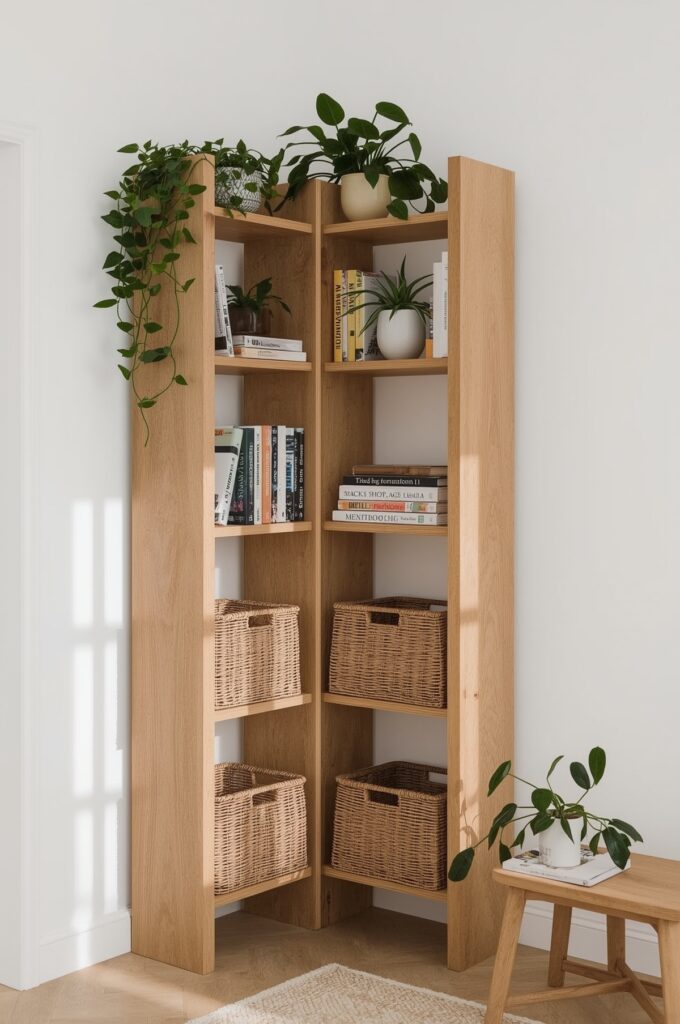 Corner Shelving Towers