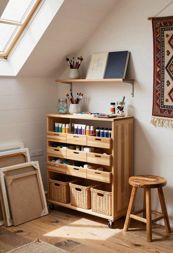 arrange by usage frequency