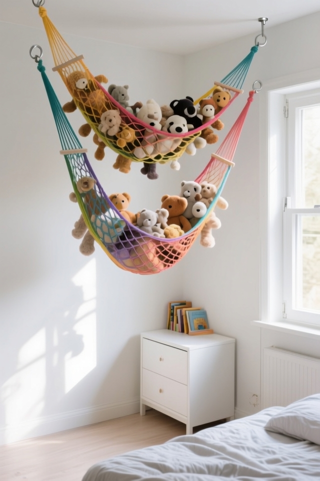 ceiling toy hammock installation