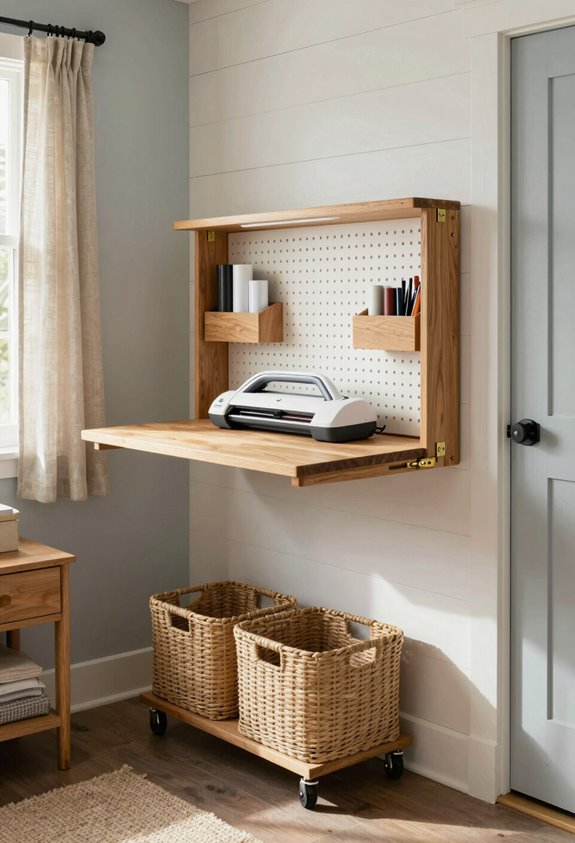 compact foldable workspace solution