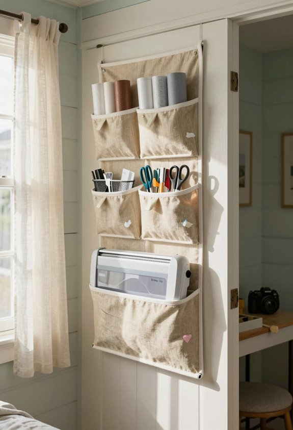 craft room door organizer