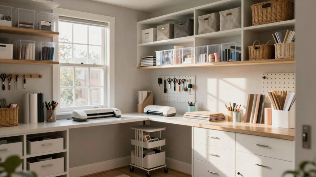 cricut organization for small spaces