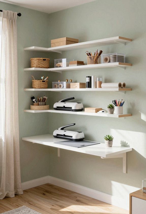 display machines with shelves