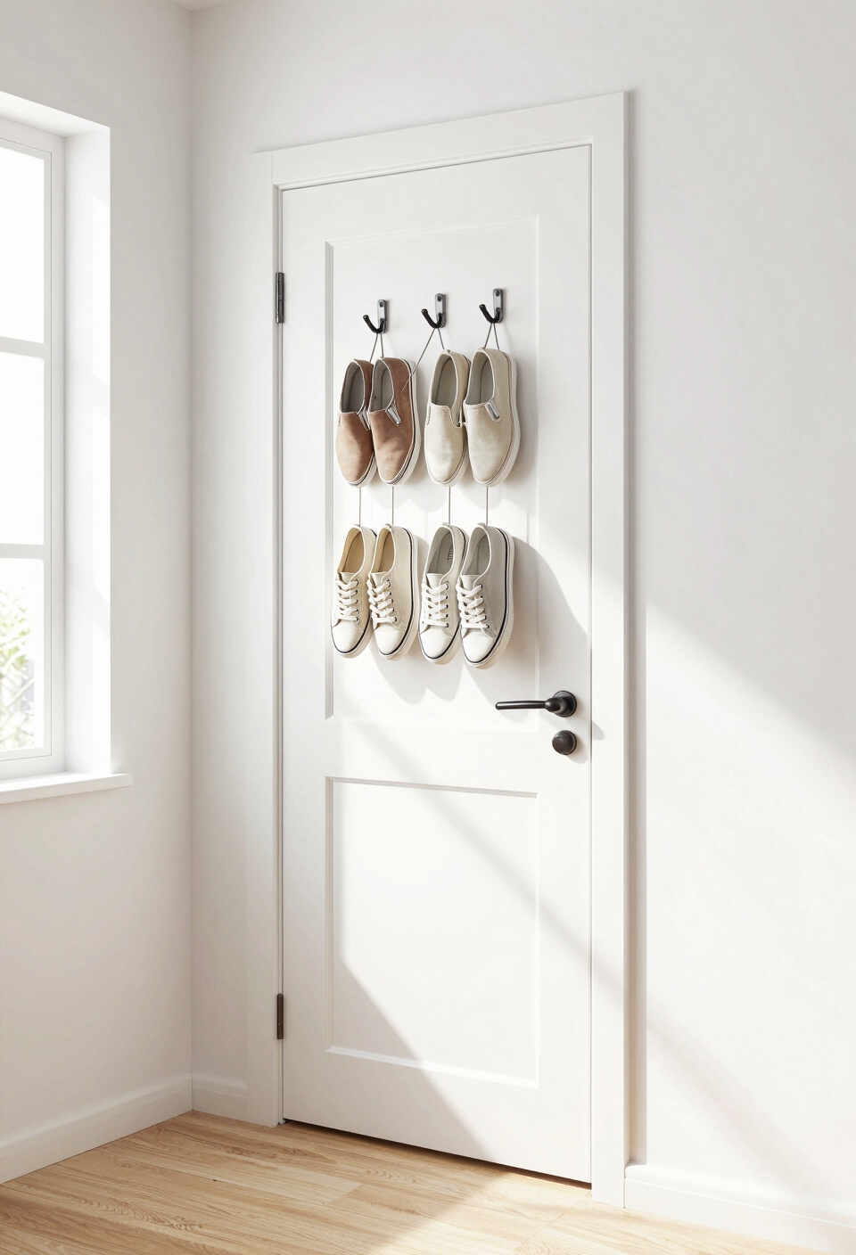 door mounted shoe storage solutions