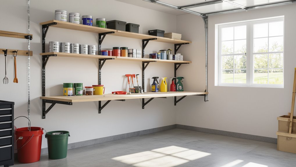 foldable storage for garages