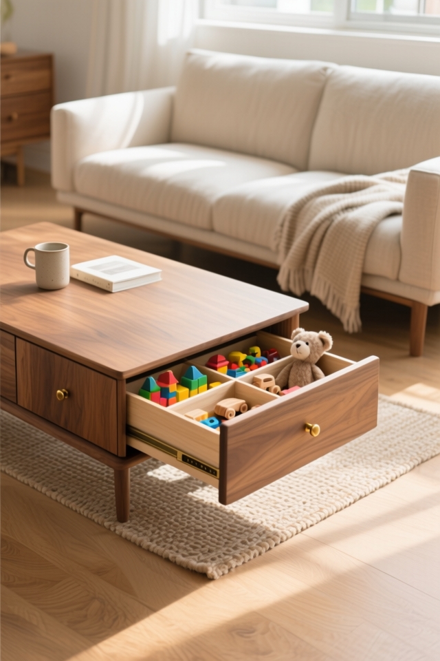 hidden compartments for toys