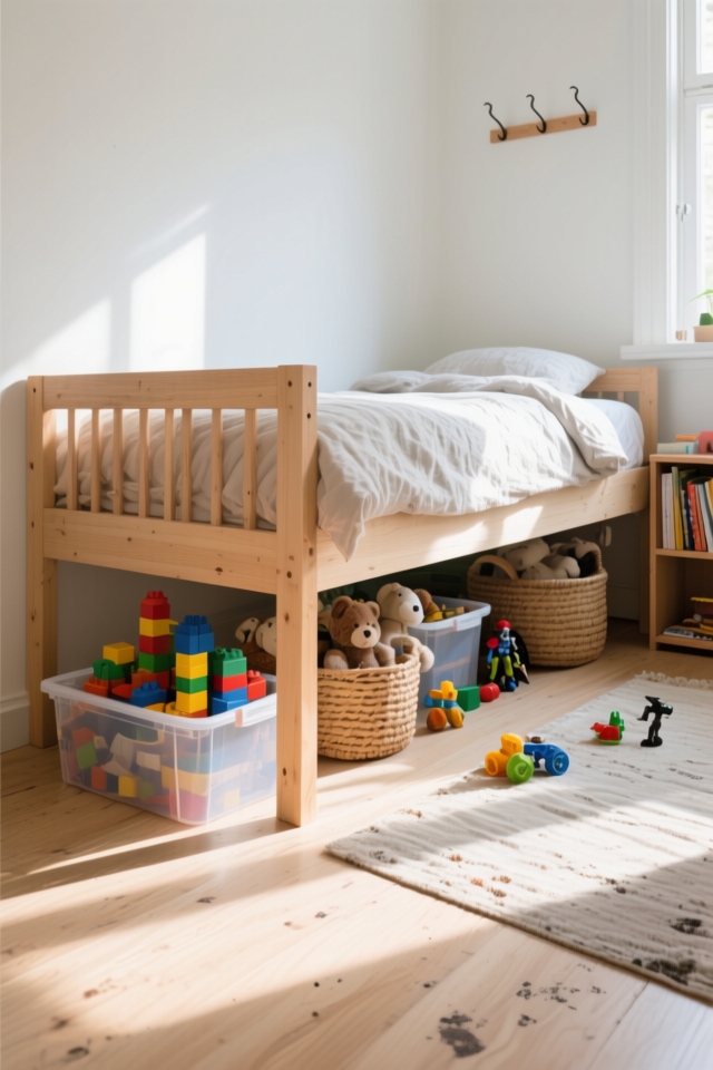hidden storage under furniture