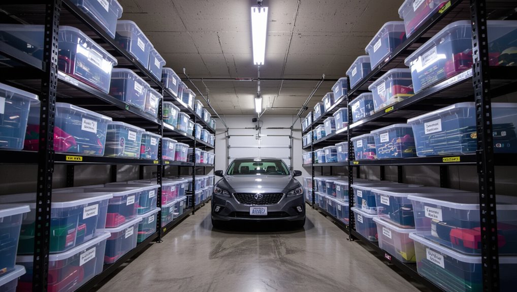 label and stack bins