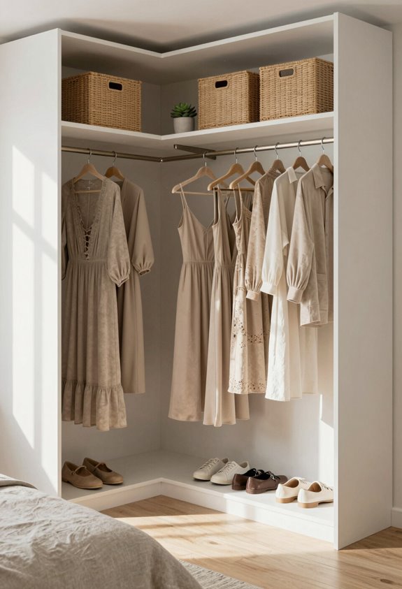 maximize closet organization space