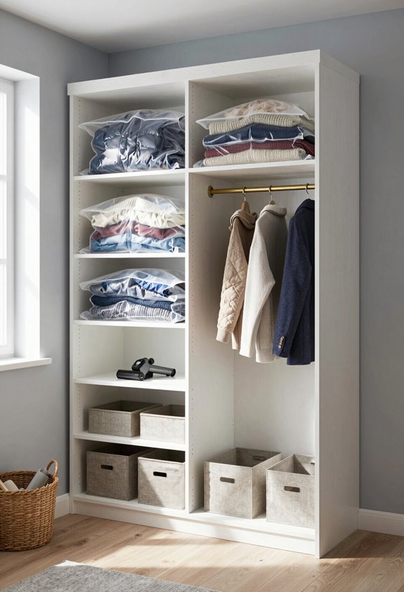 maximize closet space efficiently