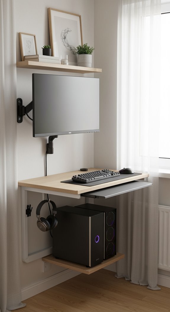 maximize compact desk space