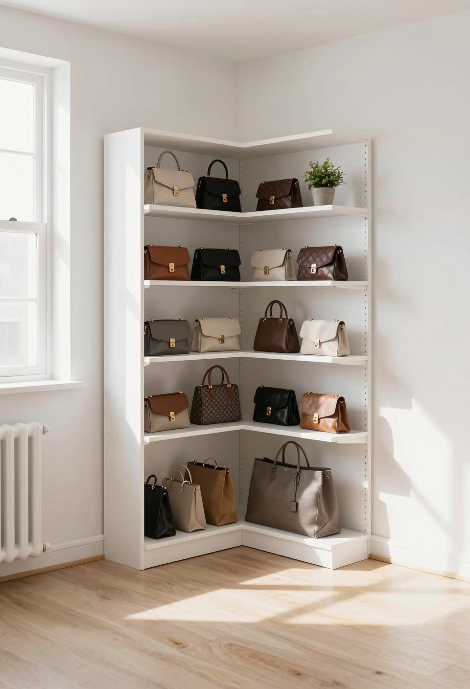 maximize corner storage space