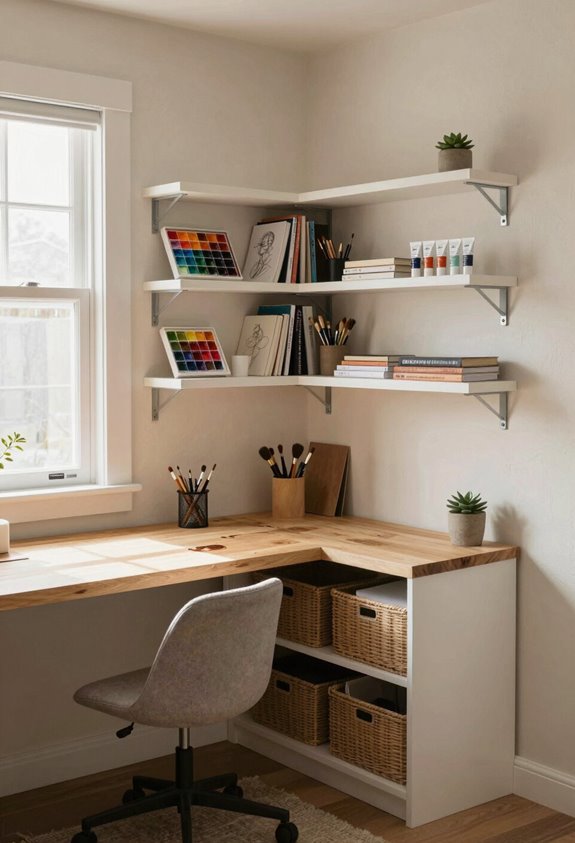 maximize corner storage space